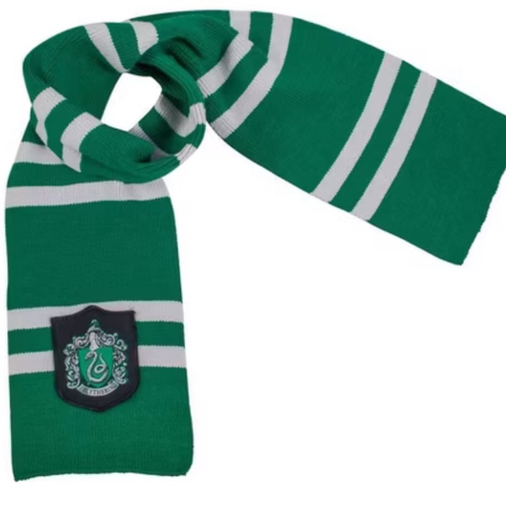 Adult And Kids Harry Potter Slytherin Halloween Costume Scarf - Picture 2 of 9